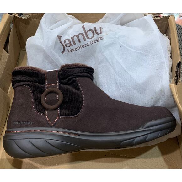 Women's Ankle Bootie Jambu Boot Size 6.5 BROWN - Picture 3 of 7